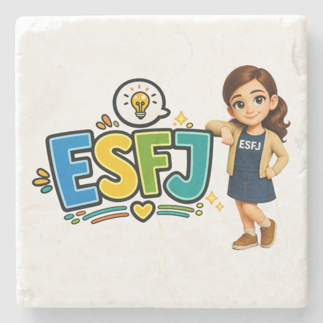 ESFJ — A Construtora de Conexões Steinuntersetzer (Vorderseite)