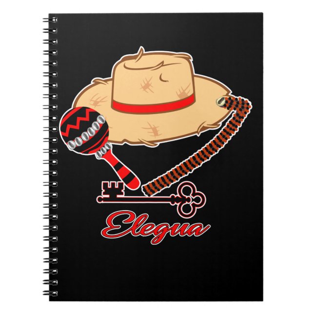 Eshu Elegua Laroye hat Notizblock (Vorderseite)