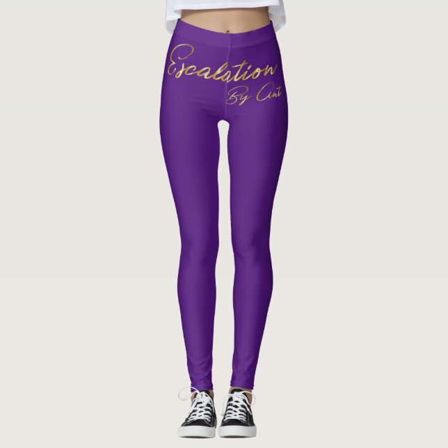 Eskalation "Lakers" Leggings (Vorderseite)