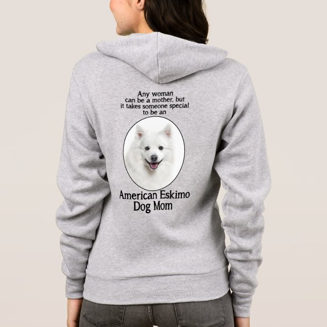 Eskie Mama-ZipHoodie Hoodie (Rückseite)