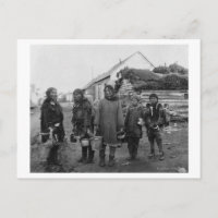 Eskimo Berry Pickers in Nome, Alaska Fotograf