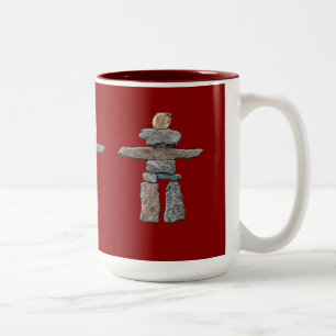 Eskimo Cairn, Inuit Inukshuk Drink Tasse