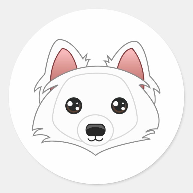 Eskimo Dog Stickers (Vorderseite)