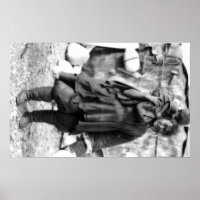 Eskimo Frau und Kind in Alaska Fotografie