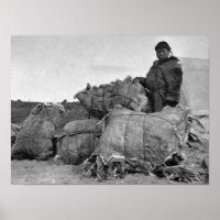 Eskimo Fur Händler in Nome, Alaska Fotograf