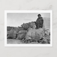 Eskimo Fur Händler in Nome, Alaska Fotograf