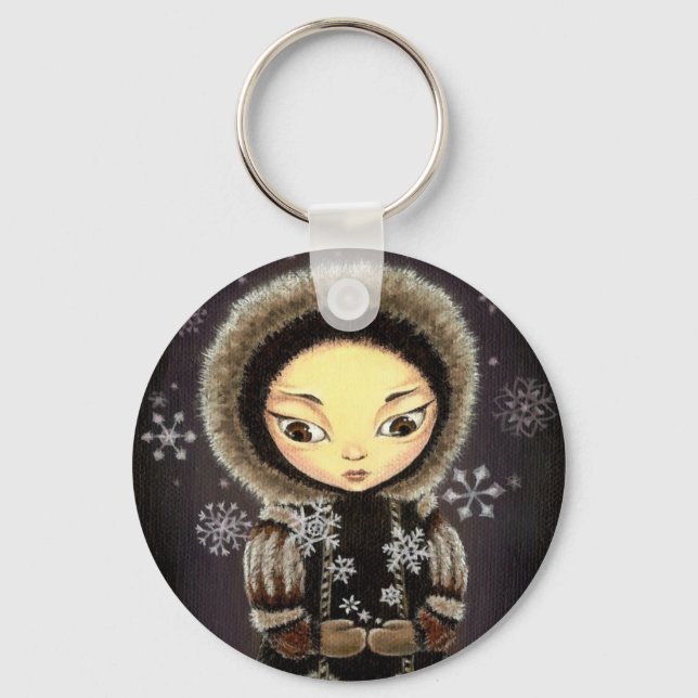 Eskimo girl schlüsselanhänger (Vorderseite)