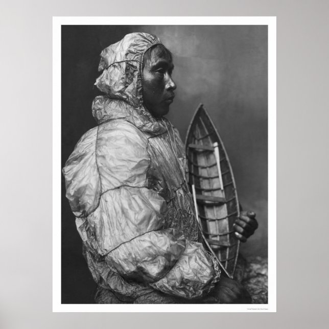 Eskimo Kayaker & Toy Boat 1922 Poster (Vorne)