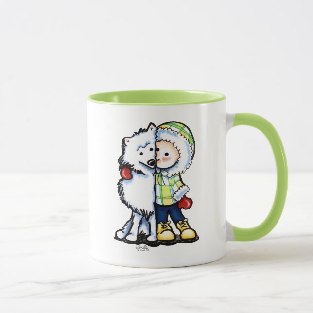 Eskimo Kisses Winter Tasse (Rechts)