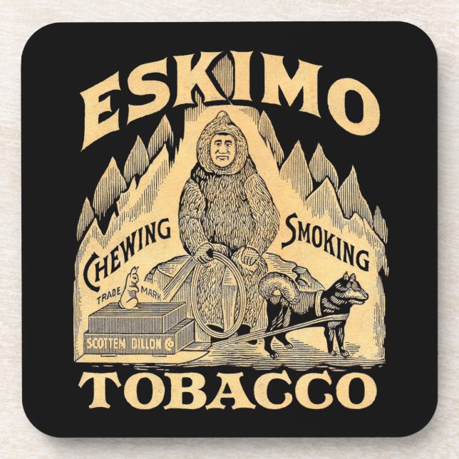 Eskimo Tobacco Getränkeuntersetzer (Vorderseite)