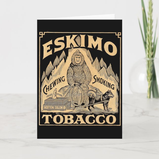 Eskimo Tobacco Karte (Vorderseite)