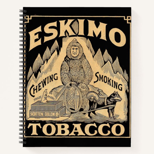 Eskimo Tobacco Notizbuch (Vorderseite)