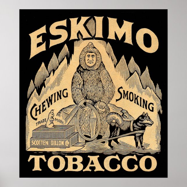 Eskimo Tobacco Poster (Vorne)