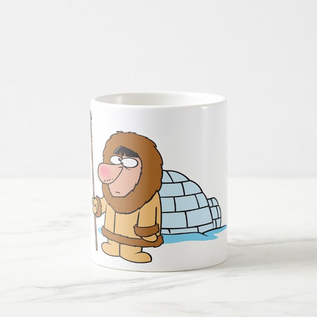 Eskimo und Iglu-Kaffee-Tasse Kaffeetasse (Von Creator hochgeladen)