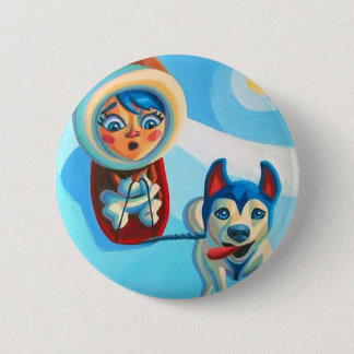 Eskimohund Button