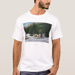 Eskimohunderanch Eds Clarks, Dogsledding T-Shirt