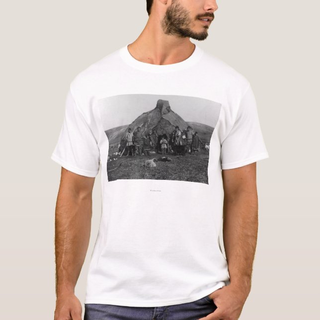 Eskimoiglu nahe Nome, Alaska-Fotografie T-Shirt (Vorderseite)