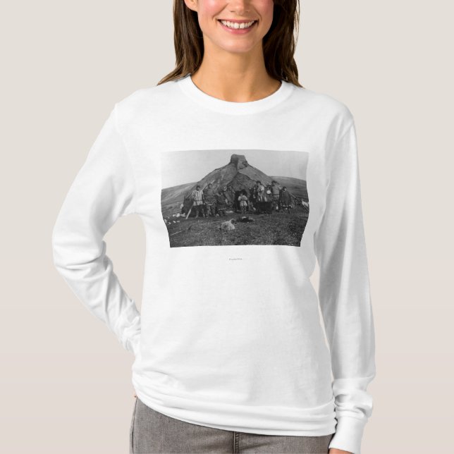 Eskimoiglu nahe Nome, Alaska-Fotografie T-Shirt (Vorderseite)