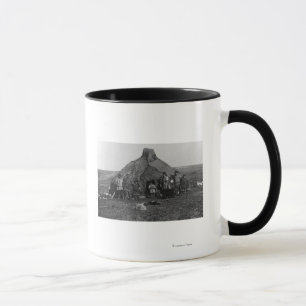 Eskimoiglu nahe Nome, Alaska-Fotografie Tasse