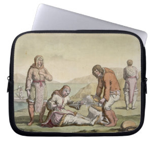 Eskimos, 1817 (Farbstich) Laptopschutzhülle