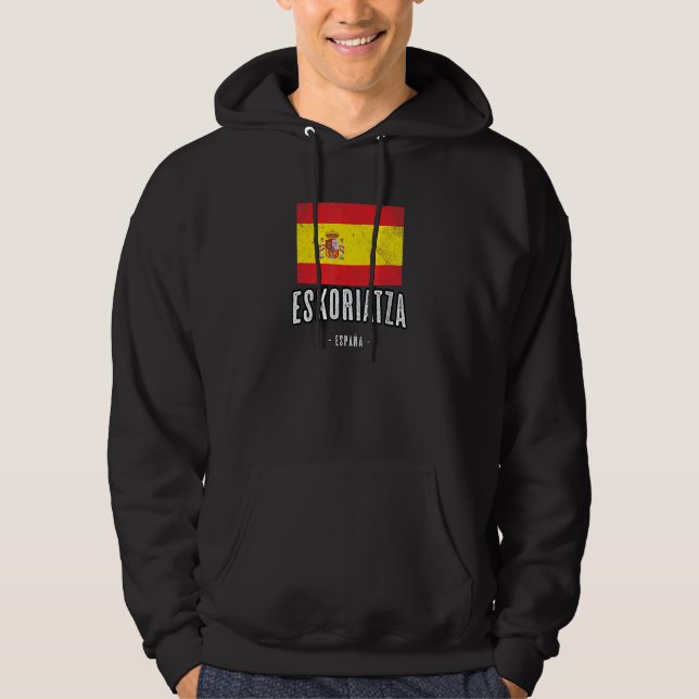 Eskoriatza Spain Es Flag City - Bandera Ropa Hoodie (Vorderseite)