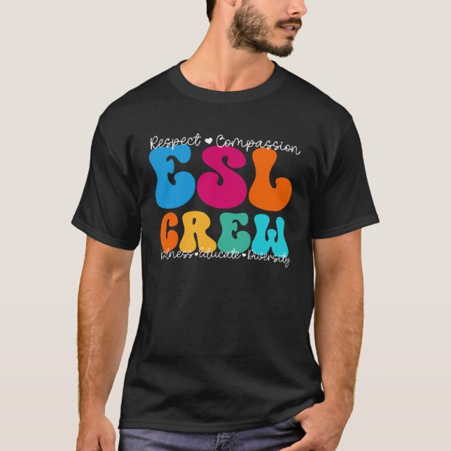 ESL-Crew-Wertschätzungswoche Zurück zur Schule T-Shirt (Vorderseite)