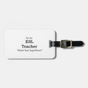 ESL-Lehrer Gepäckanhänger