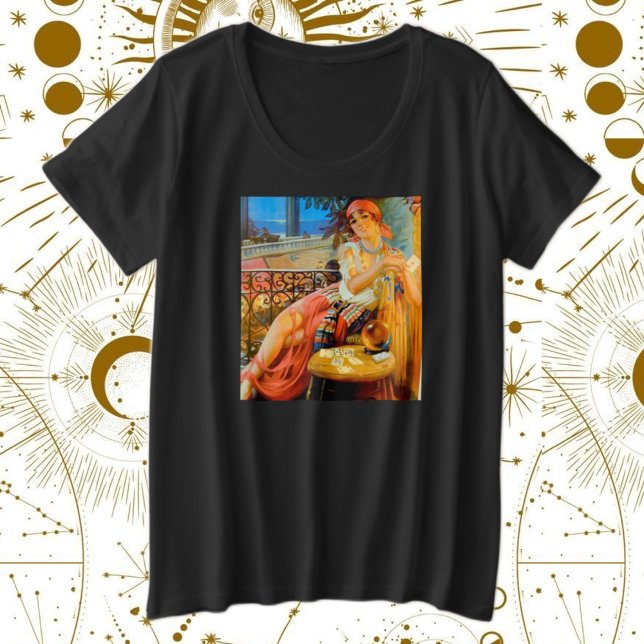 Esme, Vintager Wahrsager plus T - Shirt (Von Creator hochgeladen)