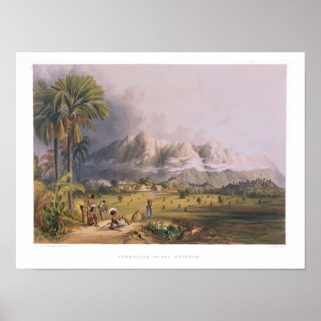 Esmeralda, am Orinoco, Standort einer spanischen M Poster (Vorne)