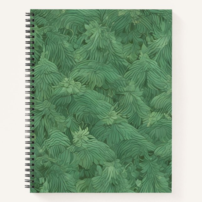 Esmeralda Art Nouveau Notizbuch (Vorderseite)