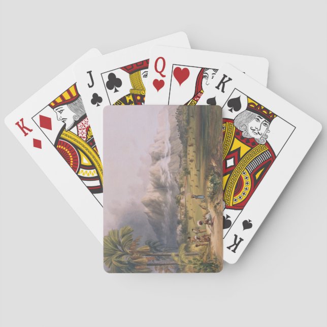 Esmeralda, auf dem Orinoco, Standort von einem Spielkarten (Rückseite)