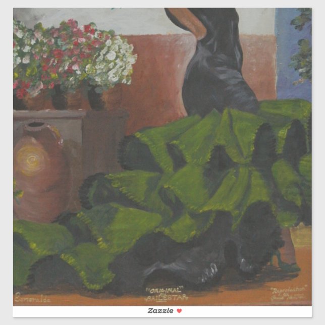 Esmeralda Aufkleber (Blatt)