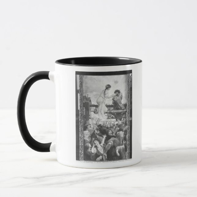 Esmeralda und Quasimodo, 1905 Tasse (Links)