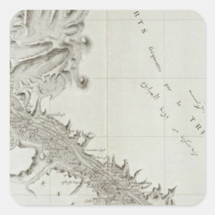 Esne, Ägypten Quadratischer Aufkleber