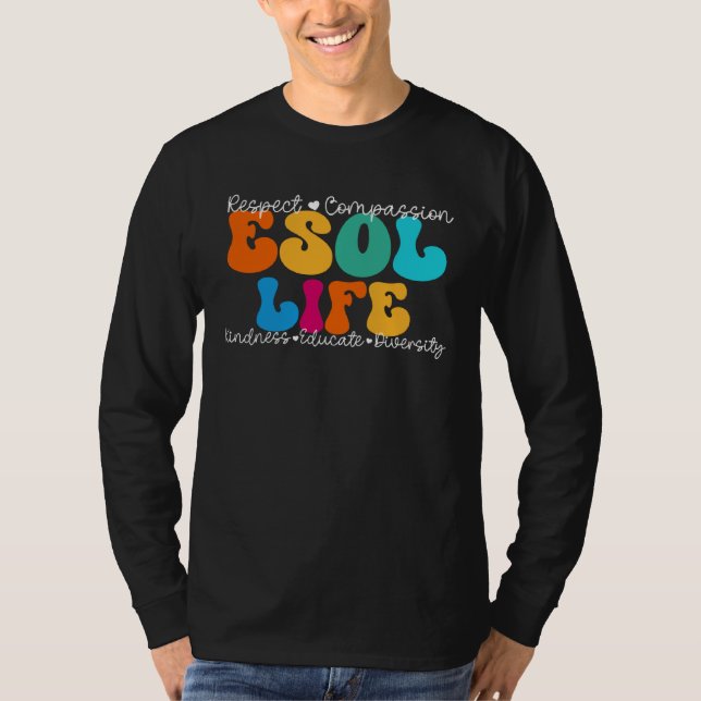 ESOL Life Appreciation Week Back to School T-Shirt (Vorderseite)
