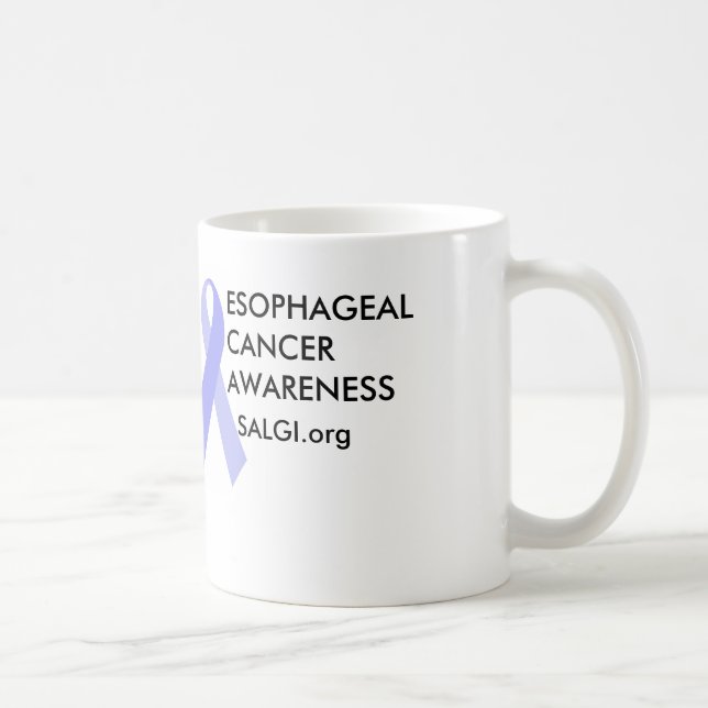 Esophageal Krebs-Bewusstseins-Singrün-Band-Tasse Kaffeetasse (Rechts)