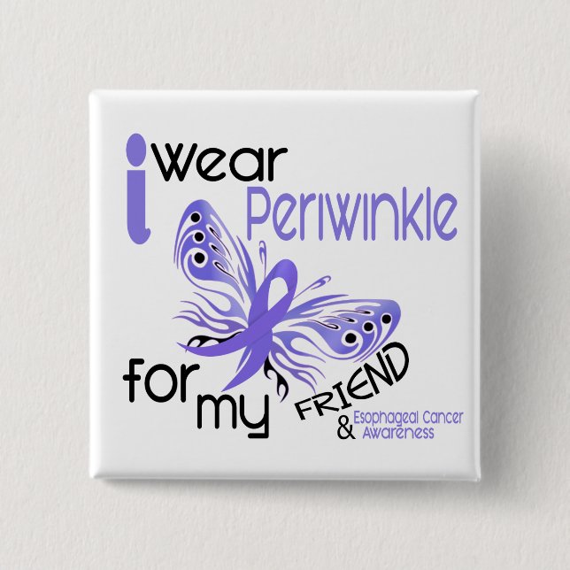 Esophageal Krebs TRAGE ICH SINGRÜN FÜR MEINEN Button (Vorderseite)