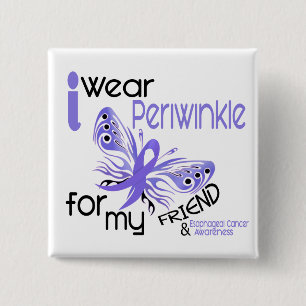 Esophageal Krebs TRAGE ICH SINGRÜN FÜR MEINEN Button