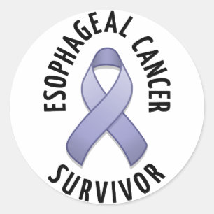 Esophageal Krebs-Überlebend-runder Aufkleber