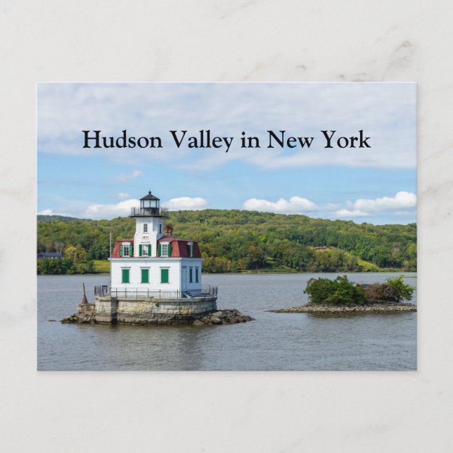 Esopus Lighthouse in NY Postkarte (Vorderseite)