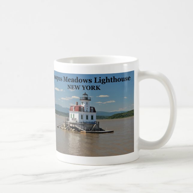 Esopus Meadows Lighthouse, New Yorker Tasse (Rechts)