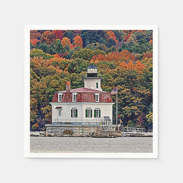 Esopus Meadows Lighthouse Serviette (Vorderseite)