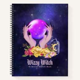 Esoteric Crystal Witchcraft Book Gothic Grimoire Notizbuch