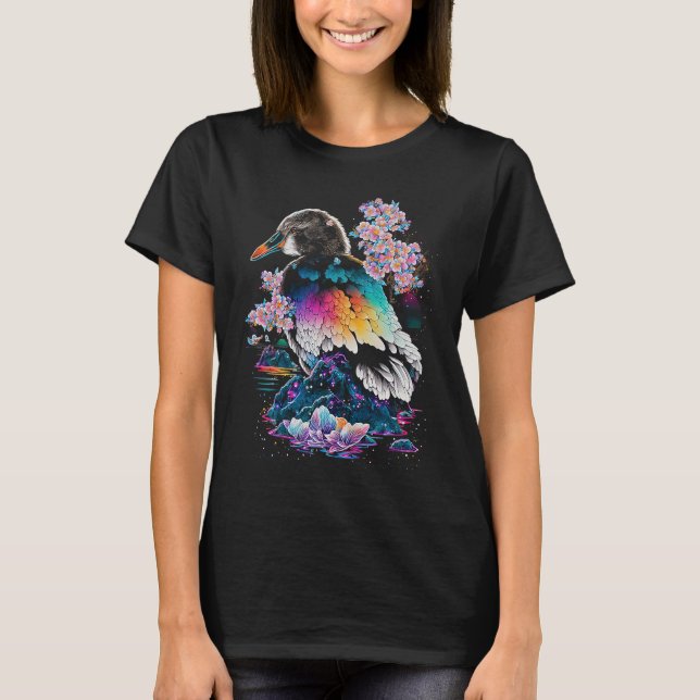 Esoteric Duck Crystals Cute Illustration  1 T-Shirt (Vorderseite)