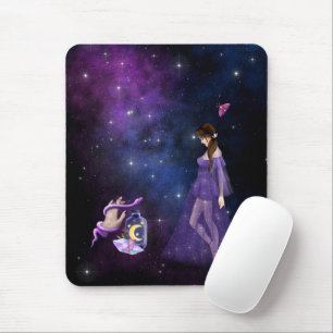 Esoterische Hexenkraft Magick Lila Geschenk für He Mousepad