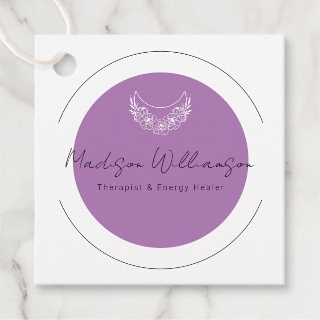 Esoterische Psychische Moderne Minimalistische Hal Geschenkanhänger (Vorderseite)