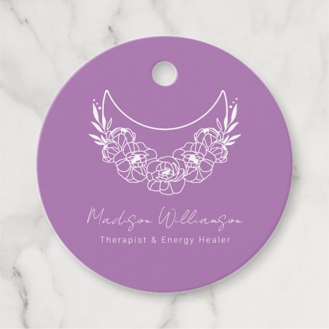 Esoterische Psychische Moderne Minimalistische Hal Geschenkanhänger (Vorderseite)