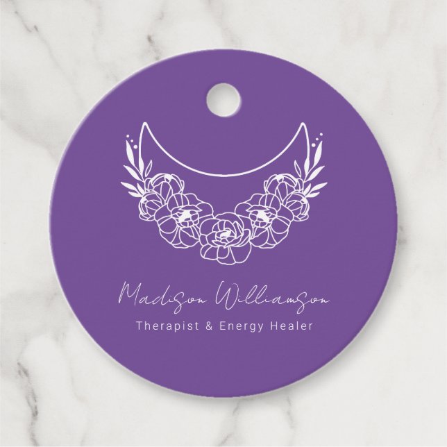 Esoterische Psychische Moderne Minimalistische Hal Geschenkanhänger (Vorderseite)