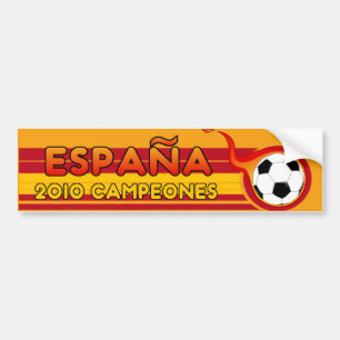 Espana 2010 Campeones Fußball-Aufkleber Autoaufkleber