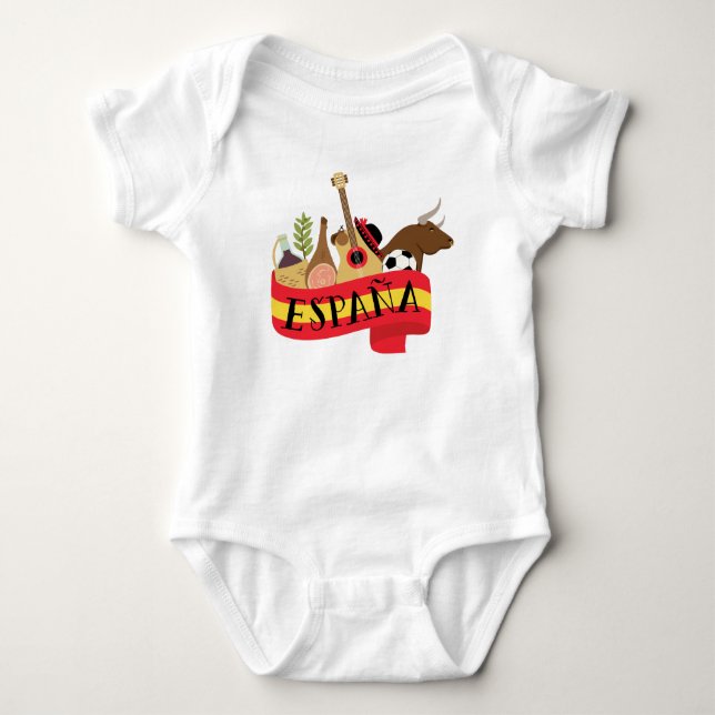 Espana Baby Strampler (Vorderseite)